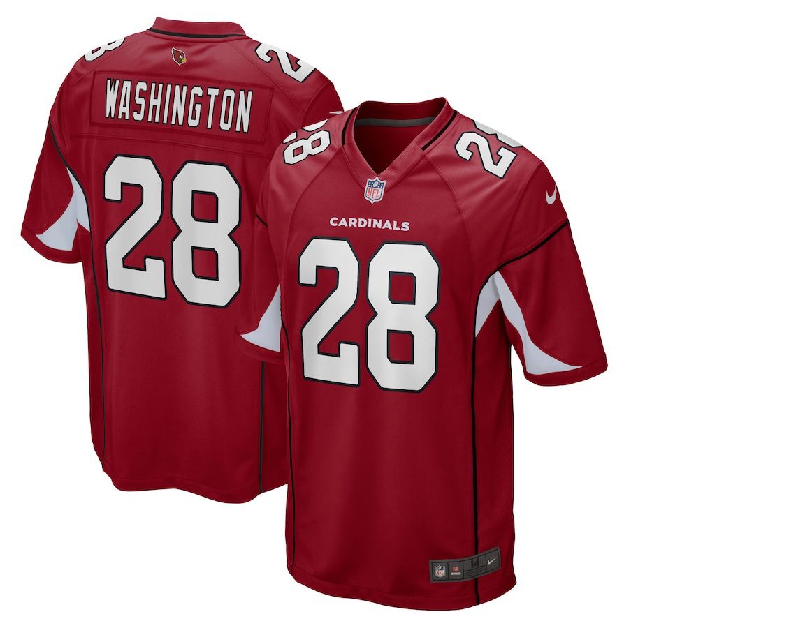 Men Arizona Cardinals #28 Charles Washington Nike Cardinal Game NFL Jersey->arizona cardinals->NFL Jersey